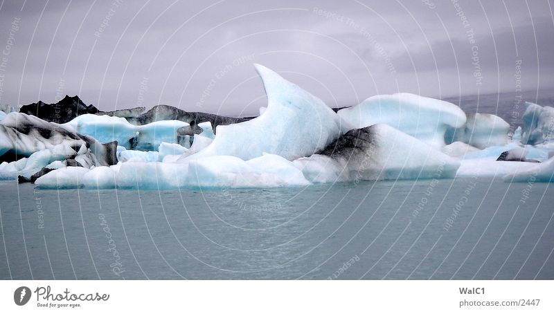 Gletschersee 06 Eisberg Gebirgssee Gletscher Vatnajökull Wasserfahrzeug Island Umweltschutz Nationalpark unberührt Europa Natur Kraft Energiewirtschaft Eisblock