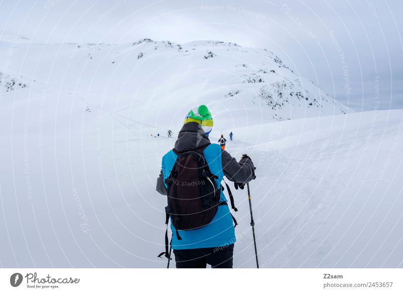 Skitour | Arlberg | Austria Freizeit & Hobby Ferien & Urlaub & Reisen Abenteuer Expedition Winterurlaub Berge u. Gebirge Wintersport Skier Junger Mann