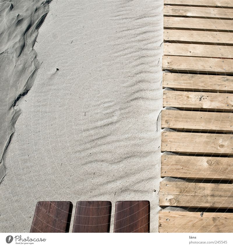 Spiekeroog | edel und... Strand Umwelt Landschaft Sand Wege & Pfade Holz braun Steg Holzbrett Farbfoto Außenaufnahme Detailaufnahme Muster Strukturen & Formen