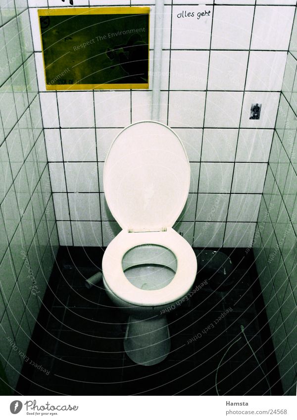 Toilette spülen Bad Häusliches Leben Sitzgelegenheit Gully Fliesen u. Kacheln Restroom ein Gegenstand Innenaufnahme