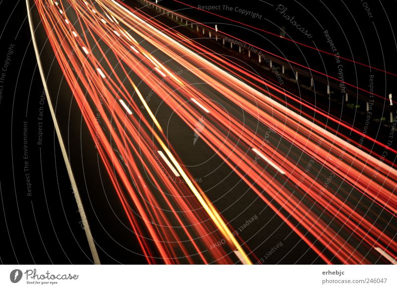 Pure Geschwindigkeit Straßenverkehr Autofahren Autobahn ästhetisch Flüssigkeit rot Bewegung Design Energie Kreativität Leistung Mobilität Dienstleistungsgewerbe