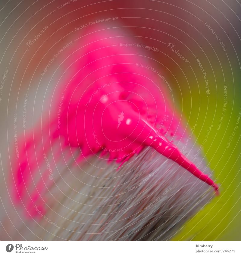 pink am pinsel Stil Design Freizeit & Hobby Basteln Modellbau Handarbeit Dekoration & Verzierung Kunst Kunstwerk Gemälde Medien Printmedien Neue Medien