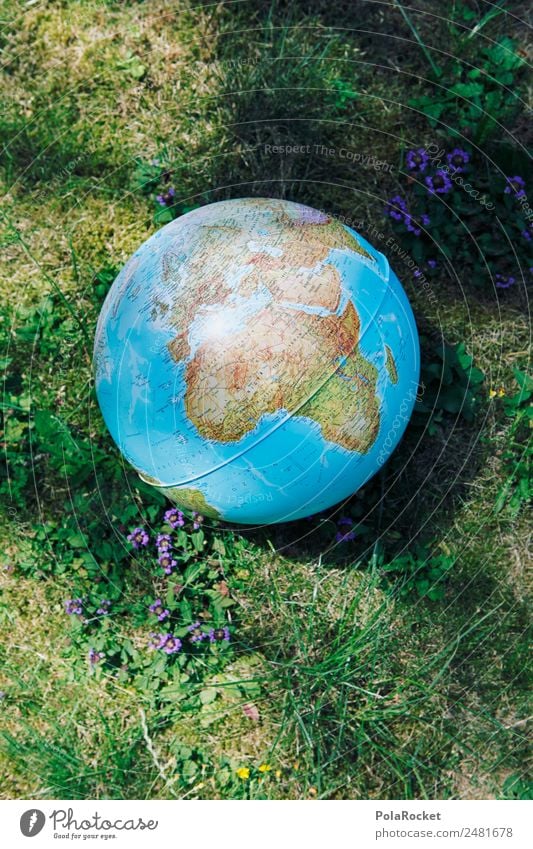 #A# Weltkugel Kunst Kunstwerk ästhetisch Erde Globus global Globalisierung Globalisierungsgegner Weltall Kontinente Schutz Umweltschutz Natur nachhaltig Ball