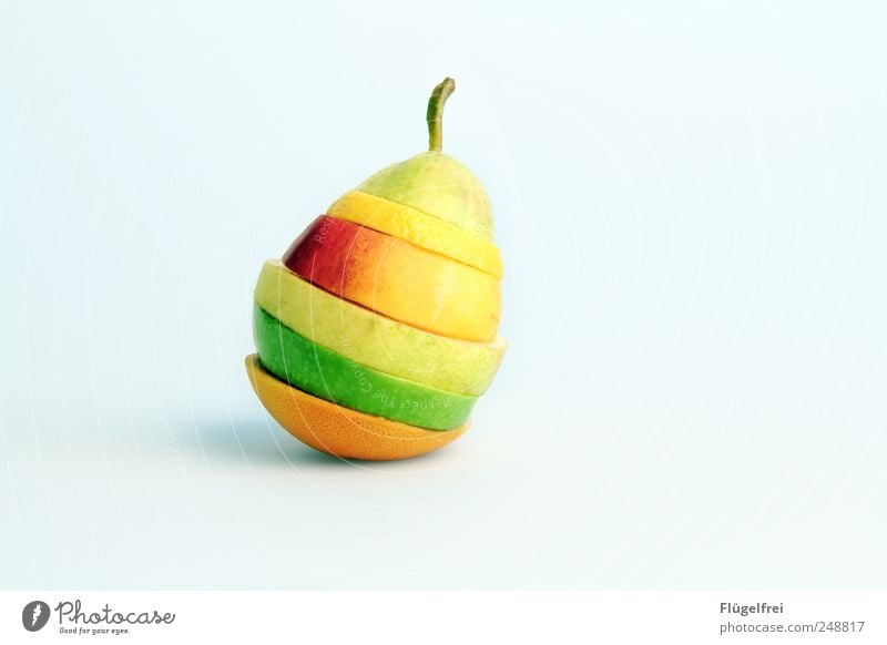 Vitaminbombe Frucht ästhetisch Gesundheit Ernährung lecker Lebensmittel Birne Apfel angeordnet Stil Nektarine gemischt Diät Zitrone Orange genießen