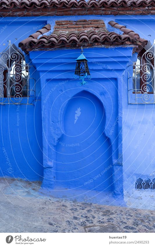 Chaouen, die blaue Stadt Marokkos. kaufen Ferien & Urlaub & Reisen Tourismus Dorf Kleinstadt Stadtzentrum Gebäude Architektur alt Chechaouen maroc Medina Kasbah