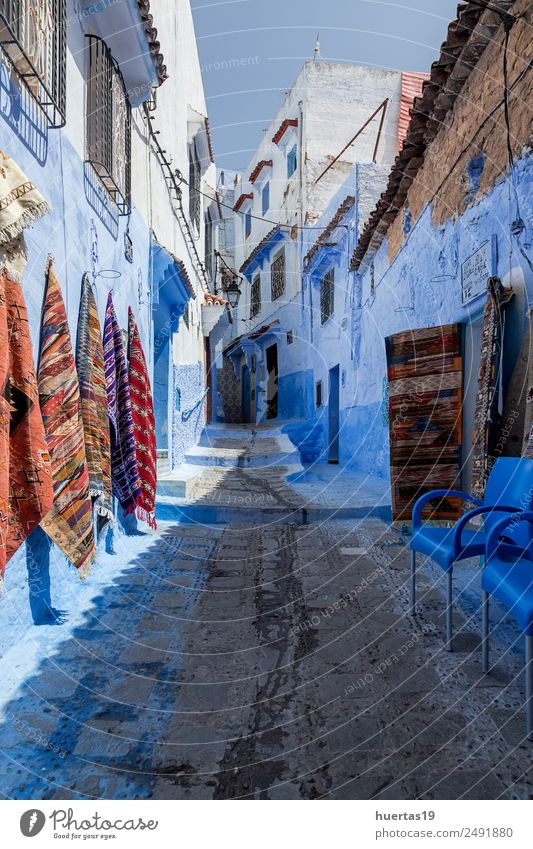 Chaouen die blaue Stadt Marokko kaufen Ferien & Urlaub & Reisen Tourismus Dorf Kleinstadt Stadtzentrum Gebäude Architektur alt Chechaouen maroc Medina Kasbah