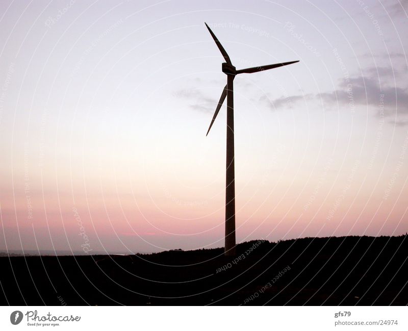Das Rad Windkraftanlage Sonnenuntergang Wissenschaften Silhouette Himmel Abenddämmerung