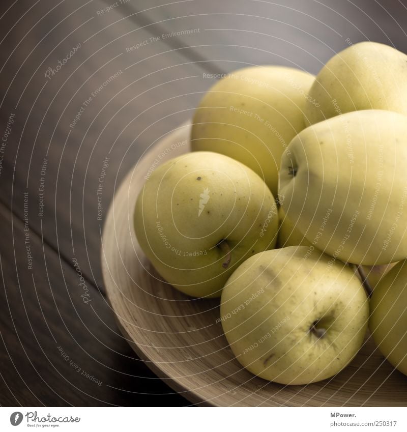 leute, esst mehr obst !!! Lebensmittel Frucht Apfel Ernährung Bioprodukte Vegetarische Ernährung Diät Teller Schalen & Schüsseln gut sauer süß braun gelb 7