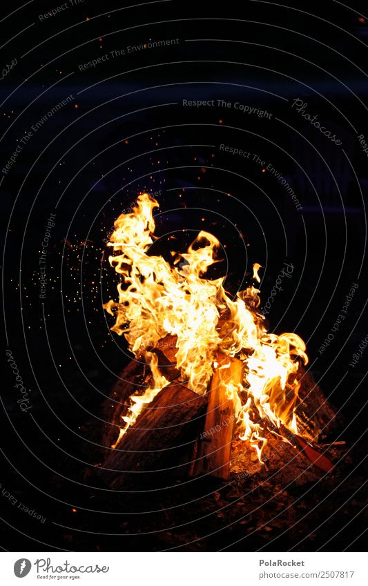 #A# Funkenmacher Natur ästhetisch Feuer Brand Feuerstelle Lagerfeuerstimmung heiß Abenteuer Außenaufnahme Sommer Farbfoto Gedeckte Farben Experiment abstrakt