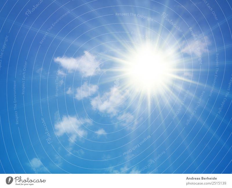 Hitze, Sonne, Sommer, Sonnenstrahlen, heiß Sonnenbad Natur Himmel nur Himmel Wolken Sonnenlicht Klima Klimawandel Wetter Wärme Dürre hell Umweltschutz clouds