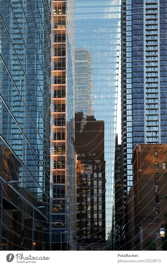 #A# Fassaden-Labyrinth bevölkert ästhetisch Großstadt Toronto Fassadenverkleidung Glasfassade Gebäude Hochhaus Kanada Farbfoto Gedeckte Farben Außenaufnahme