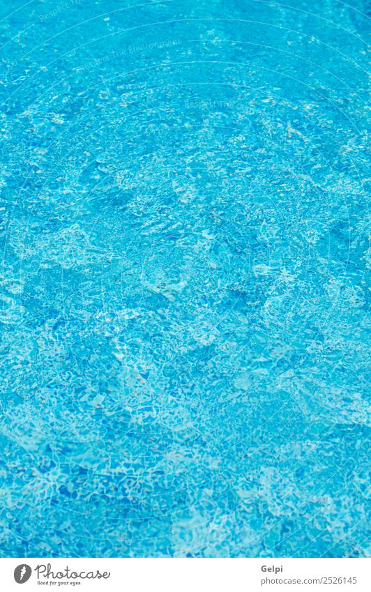 Erfrischungswasser des Schwimmbades im Sommer Erholung Spa Freizeit & Hobby Ferien & Urlaub & Reisen Gesäß Urwald blau Kristalle tief erwärmen Feiertag Hotel