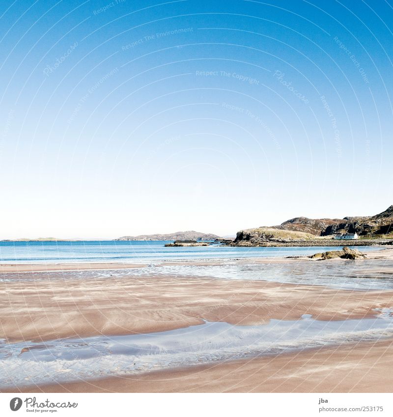 Nordwesten Schottlands {N10} Wohlgefühl ruhig Freiheit Sommerurlaub Sonne Strand Meer Natur Urelemente Sand Luft Wasser Herbst Schönes Wetter Küste Bucht Insel