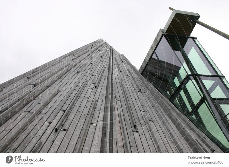 Himmelwärts Holz Gegenteil Architektur Glas modern alt