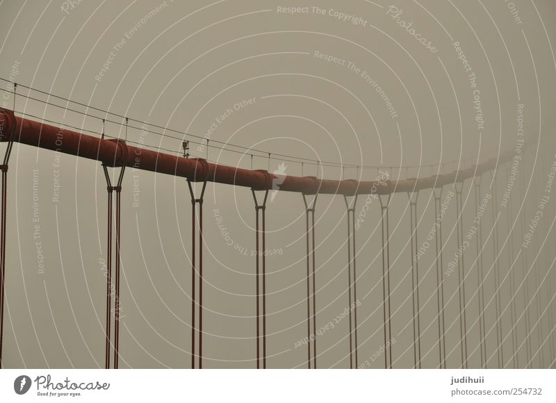 Golden Gate Bridge II Ferien & Urlaub & Reisen Sightseeing Städtereise Nebel Kalifornien San Francisco Nordamerika Brücke Architektur Brückenpfeiler Brückenbau