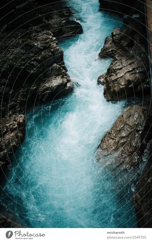 Wasser gegen Stein Ferien & Urlaub & Reisen Ausflug Abenteuer Ferne Freiheit Expedition Umwelt Natur Klima Klimawandel Felsen Schlucht Bach Fluss Wasserfall