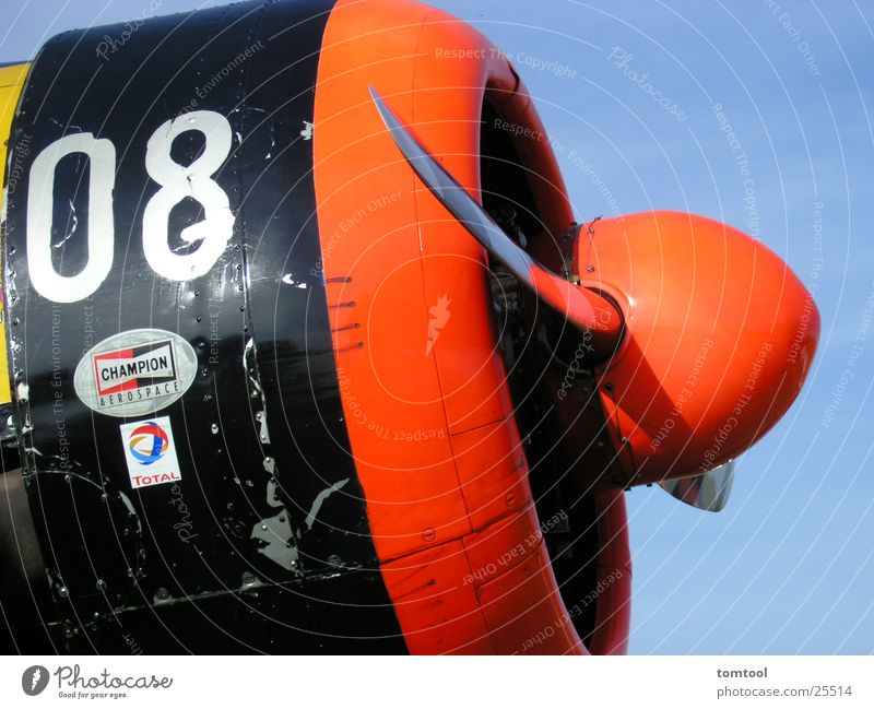 propeller Oldtimer Propeller Flugzeug Kraft Elektrisches Gerät Technik & Technologie orange nullacht