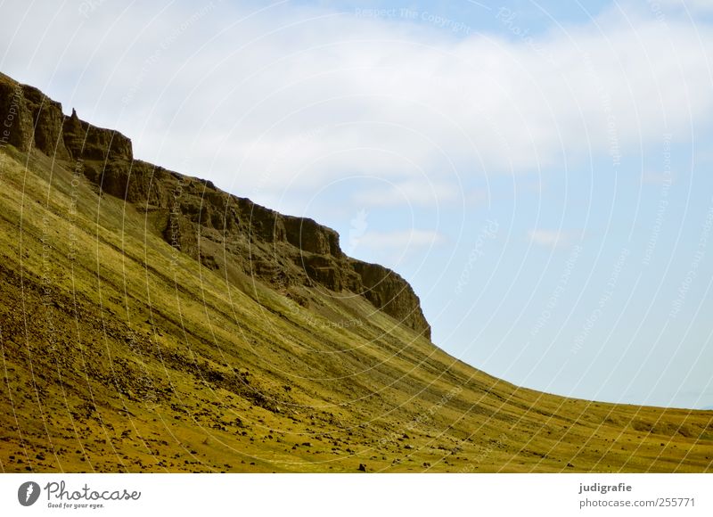 Island Umwelt Natur Landschaft Himmel Hügel Felsen Berge u. Gebirge natürlich wild Farbfoto Außenaufnahme Menschenleer