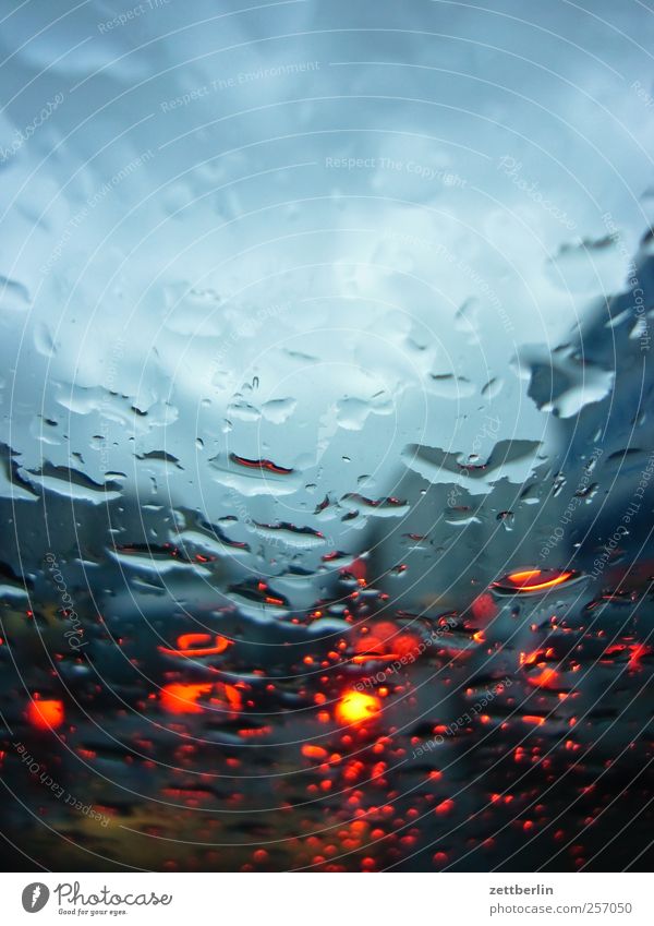 Regen Umwelt Wasser Wassertropfen Herbst Klima Klimawandel Wetter Verkehr Berufsverkehr Straßenverkehr Autofahren PKW nass Müdigkeit Schmerz individualverkehr
