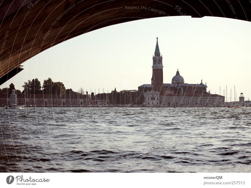 Venecian Perspective II Kunst ästhetisch Venedig Veneto Italien San Giorgio Maggiore Meer Mittelmeer Insel Turm Sehenswürdigkeit Wahrzeichen Hafenstadt