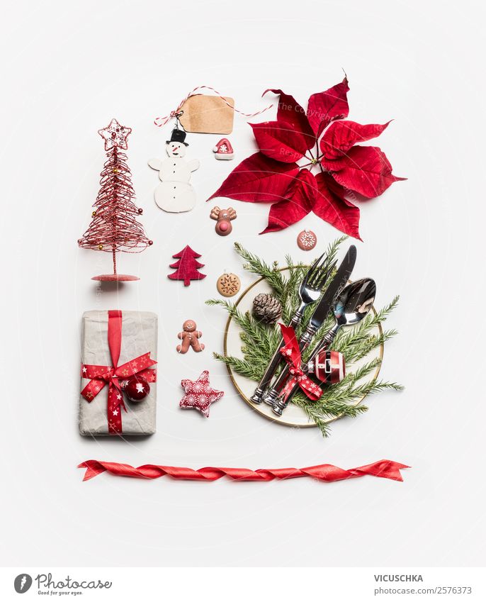 Weihnachten Dekoration Sammlung auf weiß kaufen Stil Design Dekoration & Verzierung Feste & Feiern Weihnachten & Advent Ornament Tradition Weihnachtsbaum