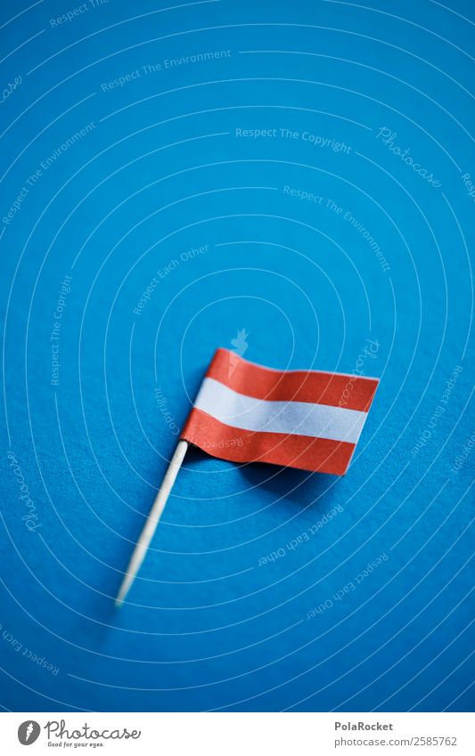 #A# Flagge Rot-Weiß Kunst ästhetisch Fahne Österreich Symbole & Metaphern rot weiß Käse Nationalflagge Nationalfeiertag Farbfoto mehrfarbig Außenaufnahme