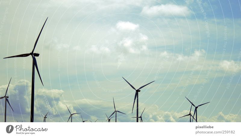 Luft-Symphonie Wissenschaften Wirtschaft Energiewirtschaft Fortschritt Zukunft Erneuerbare Energie Windkraftanlage Energiekrise Himmel Wolken Klima Bewegung