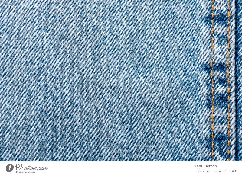 Jeans Tasche Nahaufnahme mit Denim Textur Details Jeanshose Hintergrundbild blau Jeansstoff Konsistenz Design Stoff Mode Muster Bekleidung Material Textil