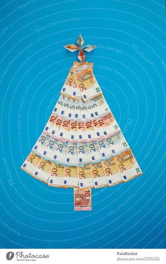 #A# Oh MoneyBaum Kunst Kunstwerk ästhetisch Weihnachten & Advent Winter Weihnachtsbaum Postkarte Geld Geldinstitut Geldscheine Geldgeschenk Geldkapital