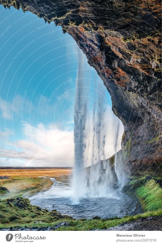 Kvernufoss, Island Island
Wasserfall Landschaft Natur Naturgewalt Reisefotografie Abenteuer Ferien & Urlaub & Reisen grün blau Menschenleer 0