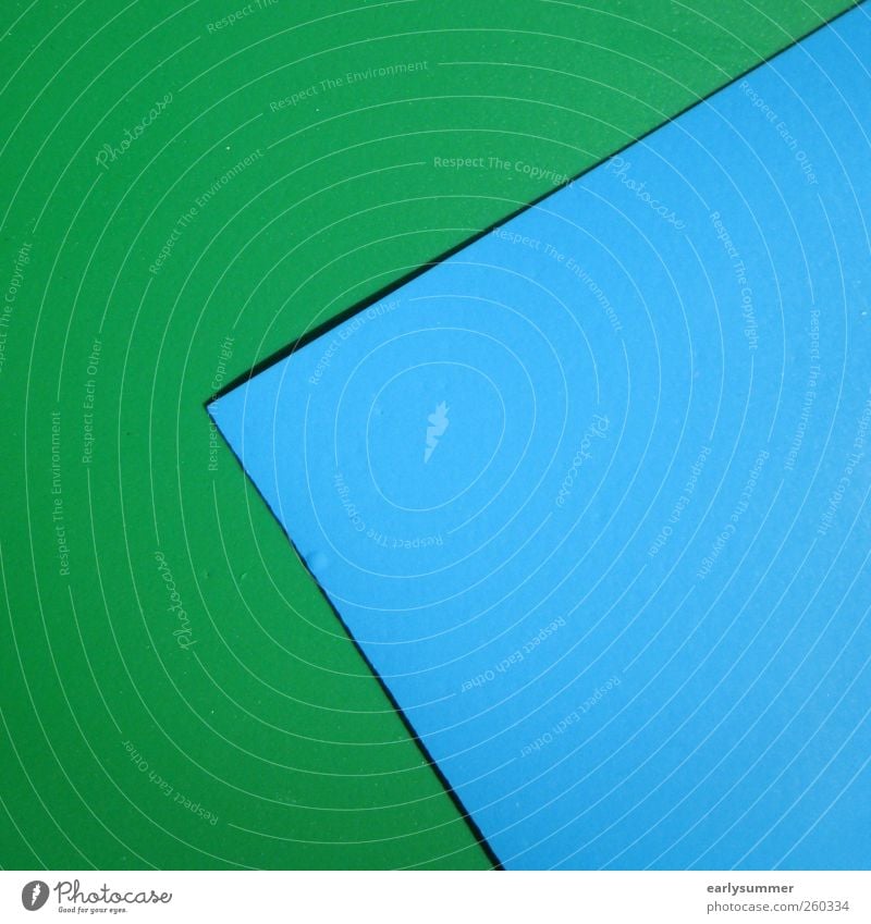 pacman Architektur Schreibwaren Papier Zettel Zeichen Schilder & Markierungen Linie Pfeil Streifen verrückt blau mehrfarbig grün Design Surrealismus Symmetrie