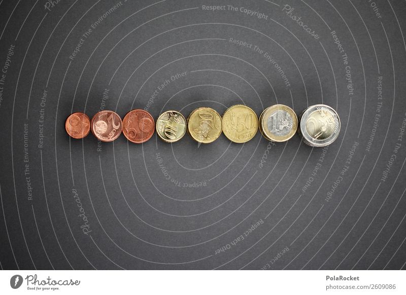 #A# Münz-Wachstum Kunst ästhetisch Geldmünzen Münzenberg viele Euro Evolution Entwicklung wachstumsfördernd Eurozeichen Europäische Zentralbank Bargeld Cent 1 2