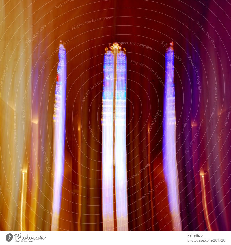 himmelfahrt Kunst Kultur mehrfarbig Kirchenfenster Maria Himmelfahrt Christentum Evangelium Katholizismus Kathedrale Innenaufnahme Experiment abstrakt