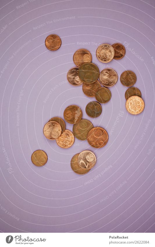 #A# Wer den Cent.. Kunst ästhetisch Geldmünzen Geldverkehr Taschengeld wenige Farbfoto mehrfarbig Innenaufnahme Studioaufnahme Nahaufnahme Detailaufnahme