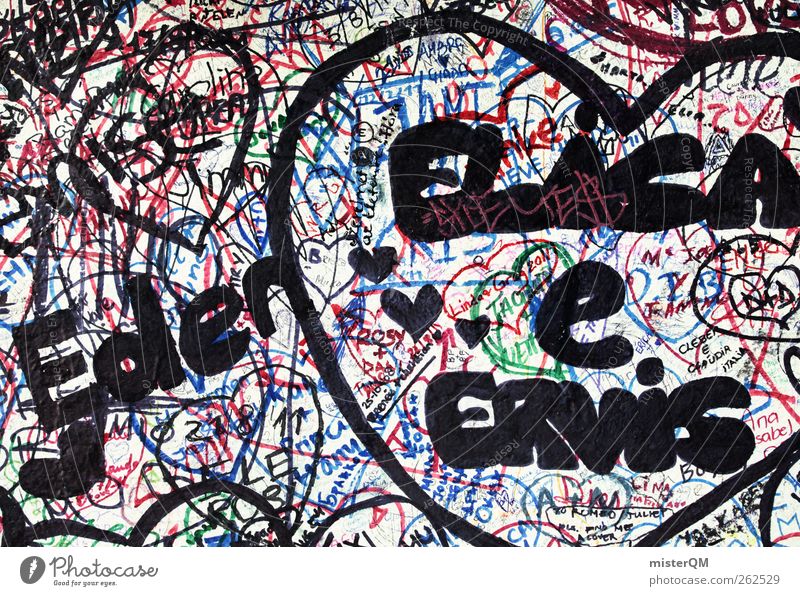 Elasa goes Eden. Kunst Kunstwerk ästhetisch Jugendliche Graffiti Zeichnung Grafik u. Illustration Herz Liebe Pubertät Mount Eden modern hässlich versaut