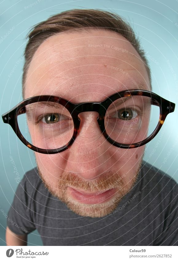 Mann mit Brille Mensch  ein lizenzfreies Stock Foto von 