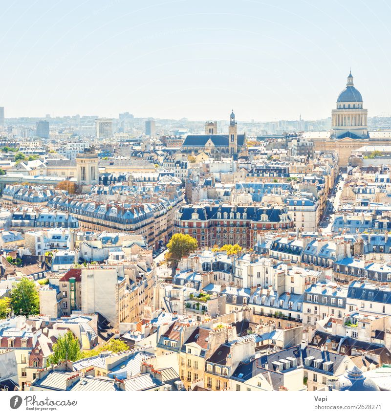 Pariser Stadtlandschaft mit Luftbildarchitektur Freude schön Freizeit & Hobby Ferien & Urlaub & Reisen Tourismus Ausflug Ferne Freiheit Sightseeing Städtereise