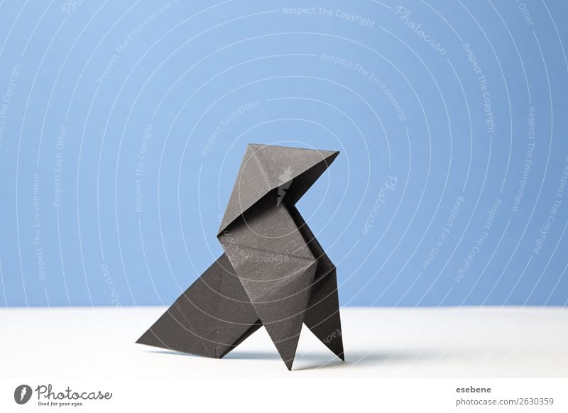 Bogen der Origami-Kunst Design Freizeit & Hobby Handarbeit Freiheit Dekoration & Verzierung Handwerk Vogel machen einfach frei blau Glaube Religion & Glaube