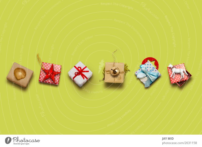 Weihnachtskollektion Geschenkverpackungen und dekorative Ornamente Ferien & Urlaub & Reisen Dekoration & Verzierung Pferd Kasten Herz Schnur grün rot Farbe