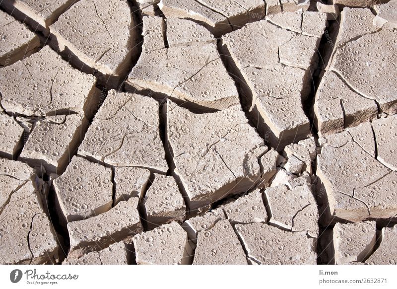 earth_1 Natur Erde Sand Sommer Klima Klimawandel Wärme Dürre Feld Flussufer Wüste trocken Riss Trockental Tropfen Kontrast Stein Wasser Fußspur Linie