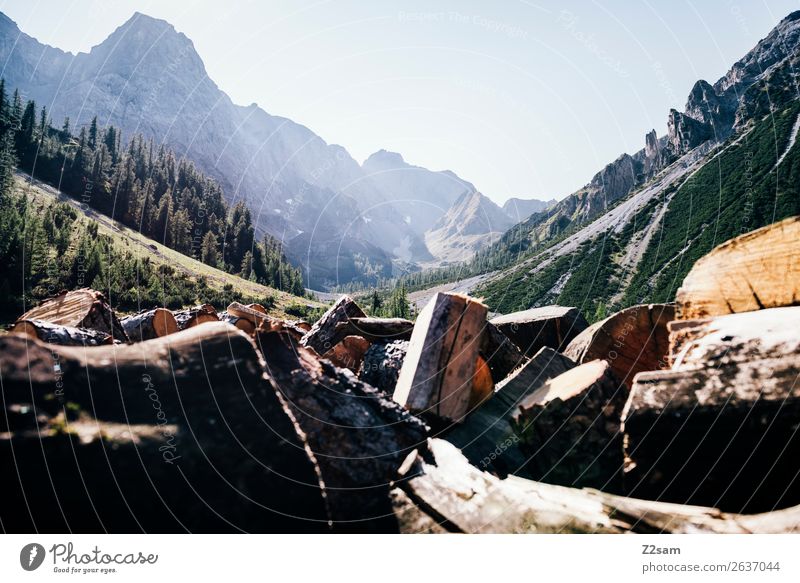 Blick Richtung Seescharte | E5 Abenteuer wandern Natur Landschaft Sommer Schönes Wetter Alpen Berge u. Gebirge nachhaltig natürlich ruhig Einsamkeit Erholung