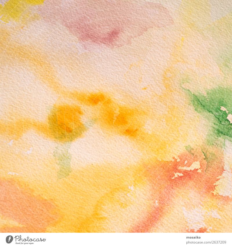 Aquarellfarben auf Papier Design Freude harmonisch Freizeit & Hobby Basteln Feste & Feiern Kindererziehung Bildung Kunst Kunstwerk Farbe Glück Hoffnung