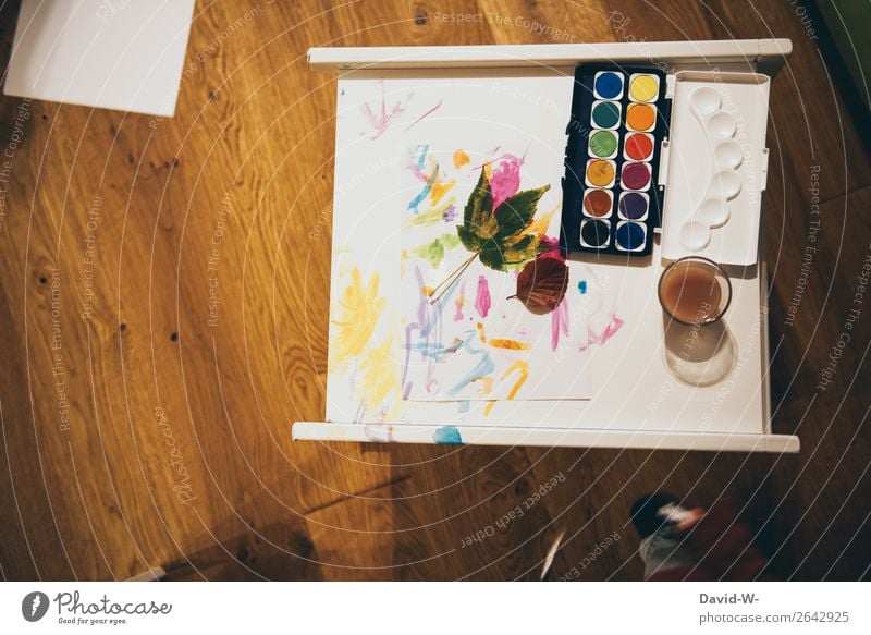 Komplex | Kunst der Kleinen Kindererziehung Kindergarten lernen Mensch Kindheit Leben Künstler Maler Kunstwerk Gemälde außergewöhnlich Freude Fantasygeschichte