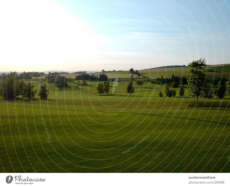 Golfcourse Landscape Golfplatz grün Landschaft Natur