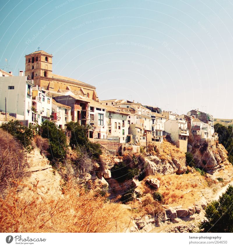 Alhama de Granada [XXXIV] Natur Landschaft Sonnenlicht Sommer Felsen Schlucht Sierra Nevada Malaga Andalusien Spanien Dorf Kleinstadt Stadtrand Altstadt Haus