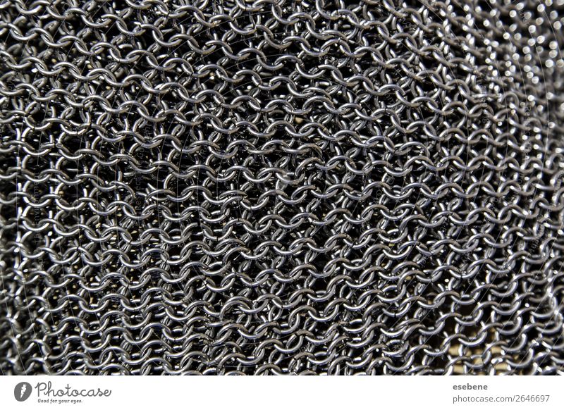 Stahldrahtgewebe-Schutz Teller Design Tapete Industrie Technik & Technologie Kunst Sieb Metall glänzend dunkel modern stark grau schwarz weiß Geborgenheit Farbe