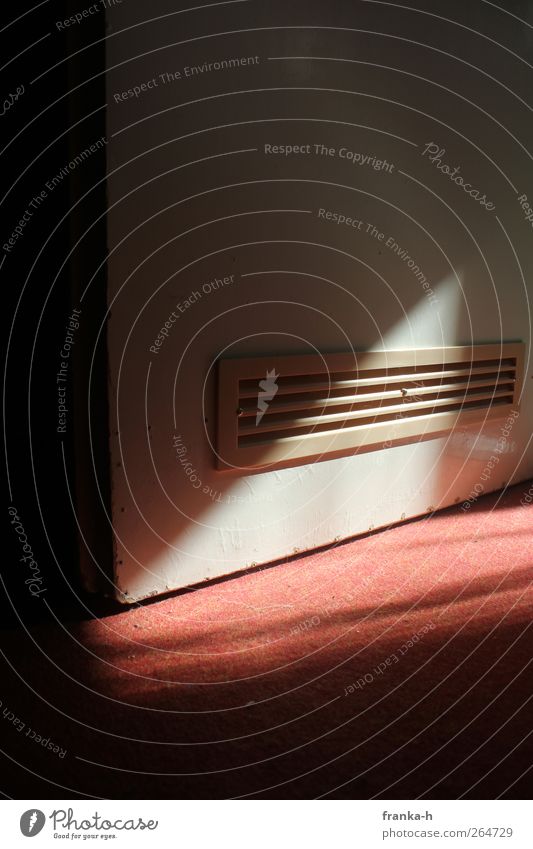 Tür im Licht Innenarchitektur Menschenleer Teppich Häusliches Leben Farbfoto Innenaufnahme Detailaufnahme Tag Kontrast Sonnenlicht
