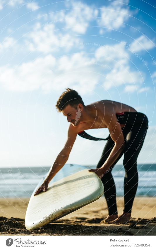 #AS# let's beginn 1 Mensch Abenteuer Beginn ästhetisch Zufriedenheit Surfen Surfer Surfbrett Surfschule Wassersport Mann maskulin Sport Außenaufnahme