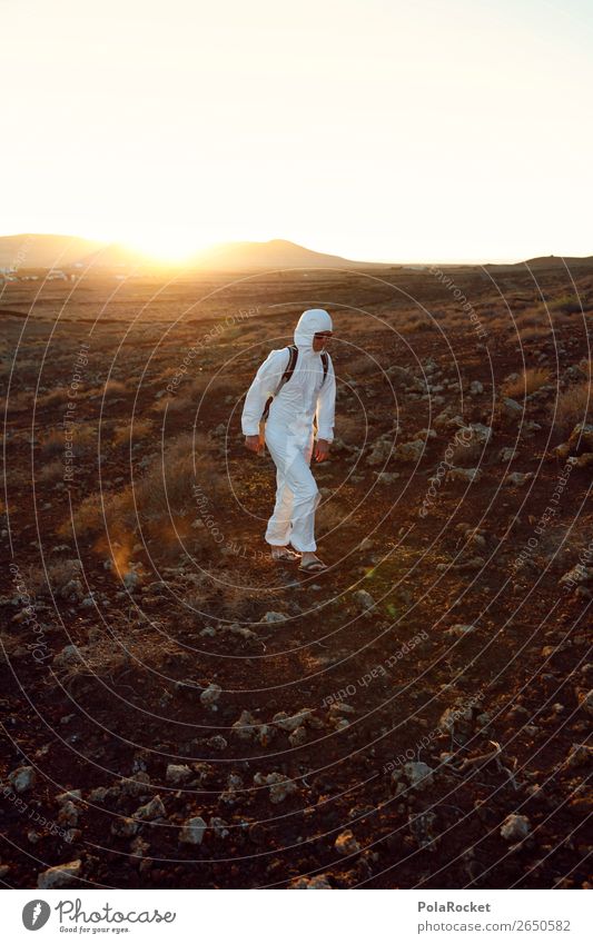 #AS# Lost Mensch maskulin Junger Mann Jugendliche laufen Kostüm Karnevalskostüm Wüste Mars Marslandschaft weiß aufräumen verloren Mond Mondlandschaft Stein