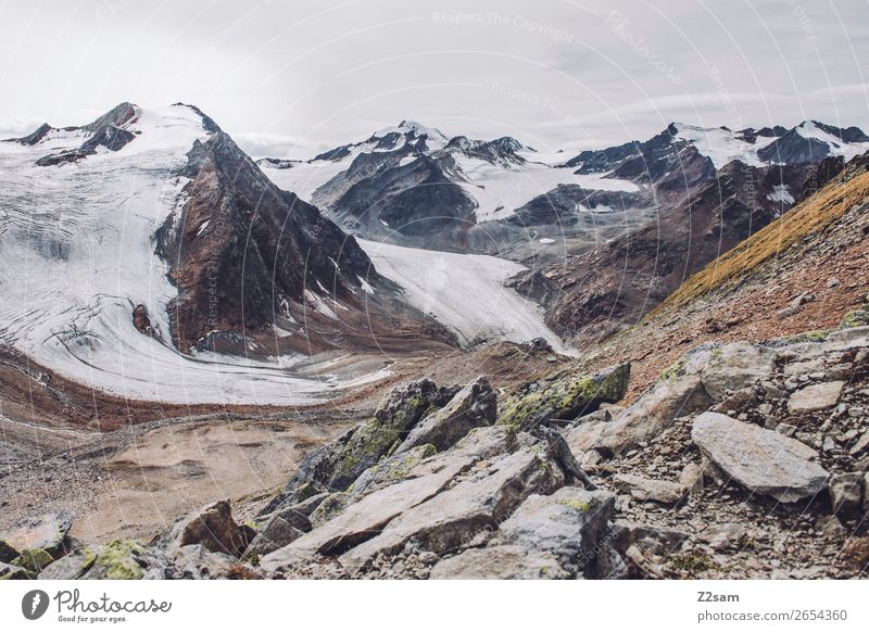 Braunschweiger Hütte | E5 Abenteuer wandern Umwelt Natur Landschaft Eis Frost Felsen Alpen Berge u. Gebirge Gipfel Gletscher gigantisch hoch natürlich